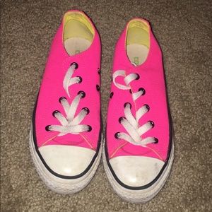 Hot pink kids Converse!